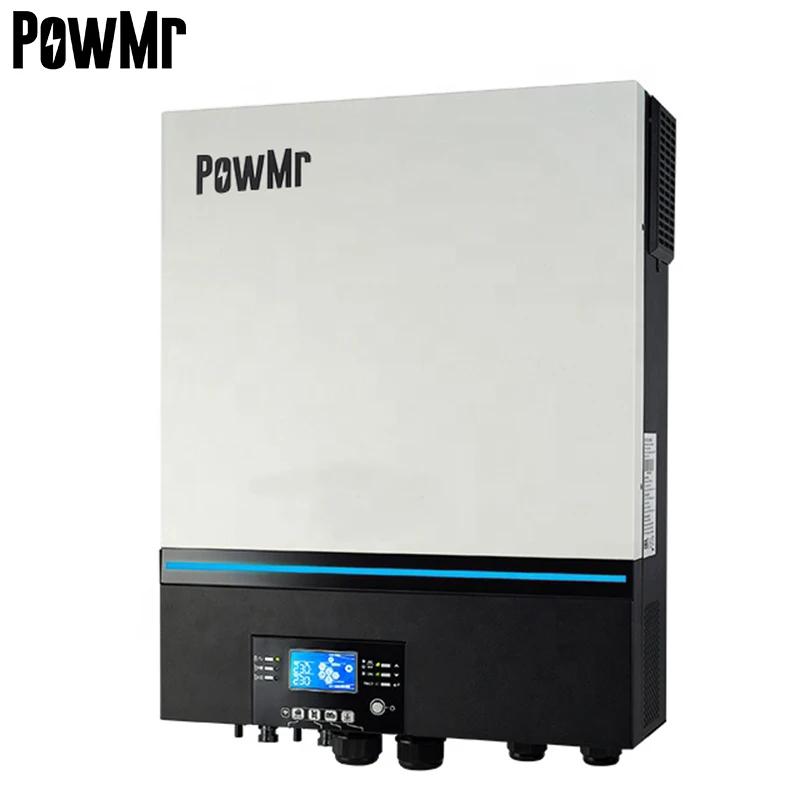 

PowMr Voltronic VM III Inverter 5KVA 5KW 48V 230VAC 3KW 24V 80A MPPT Solar PV Charger Battery Charger Hybrid Solar Inverter