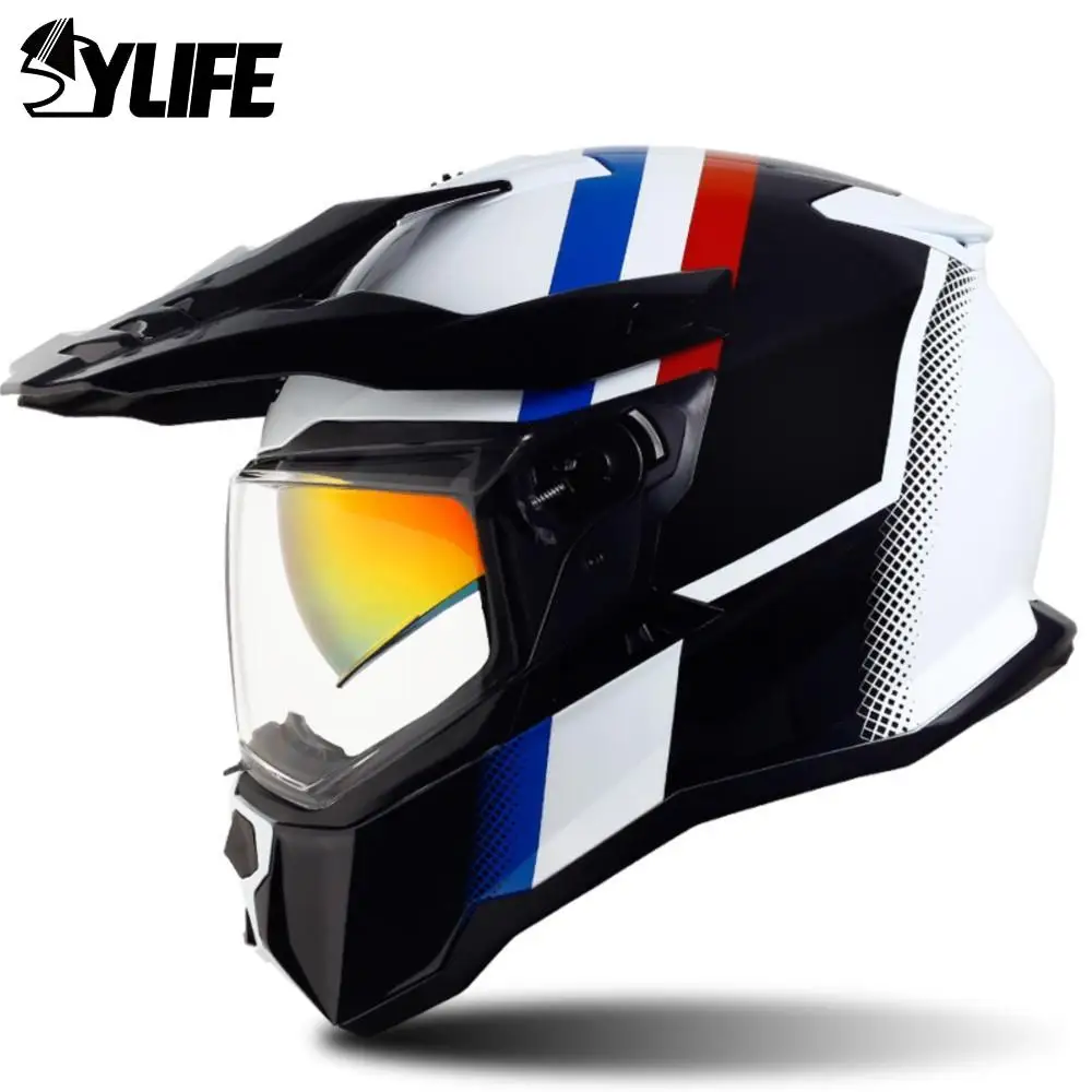 

Мотоциклетный шлем 2023, одобрен ECE DOT, Casco, мотоциклетный шлем на все лицо, мотоциклетный шлем для скутера, винтажная мотоциклетная техника