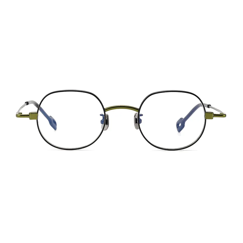 Оправа для очков мужчин и женщин из чистого титана винтажная японская оправа