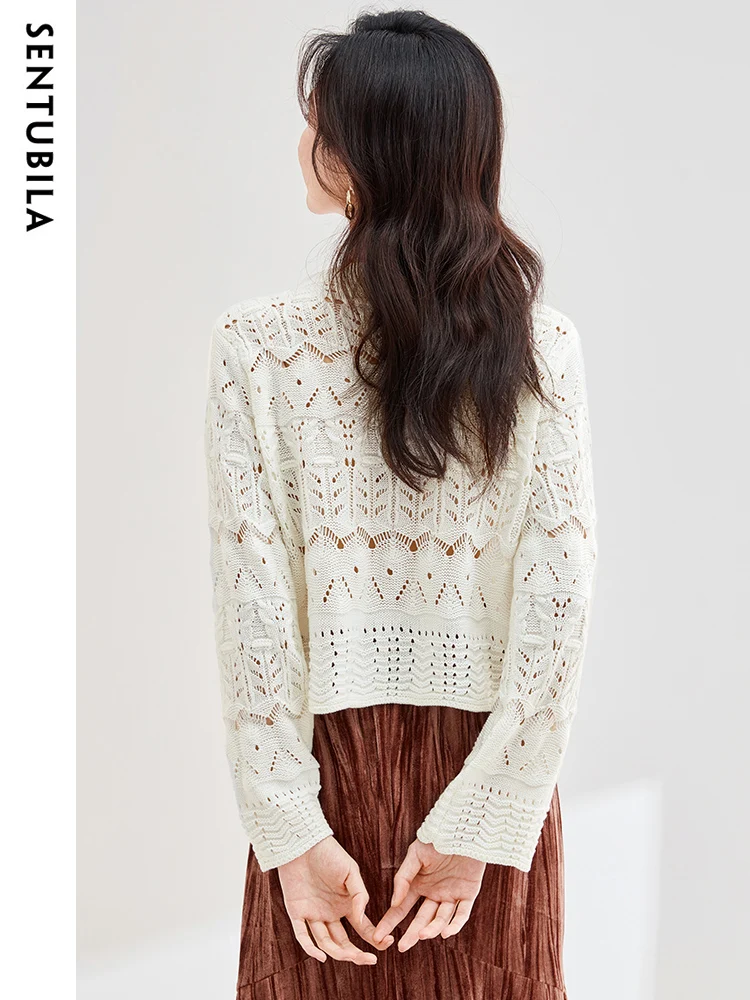 Женский вязаный пуловер Sentubila