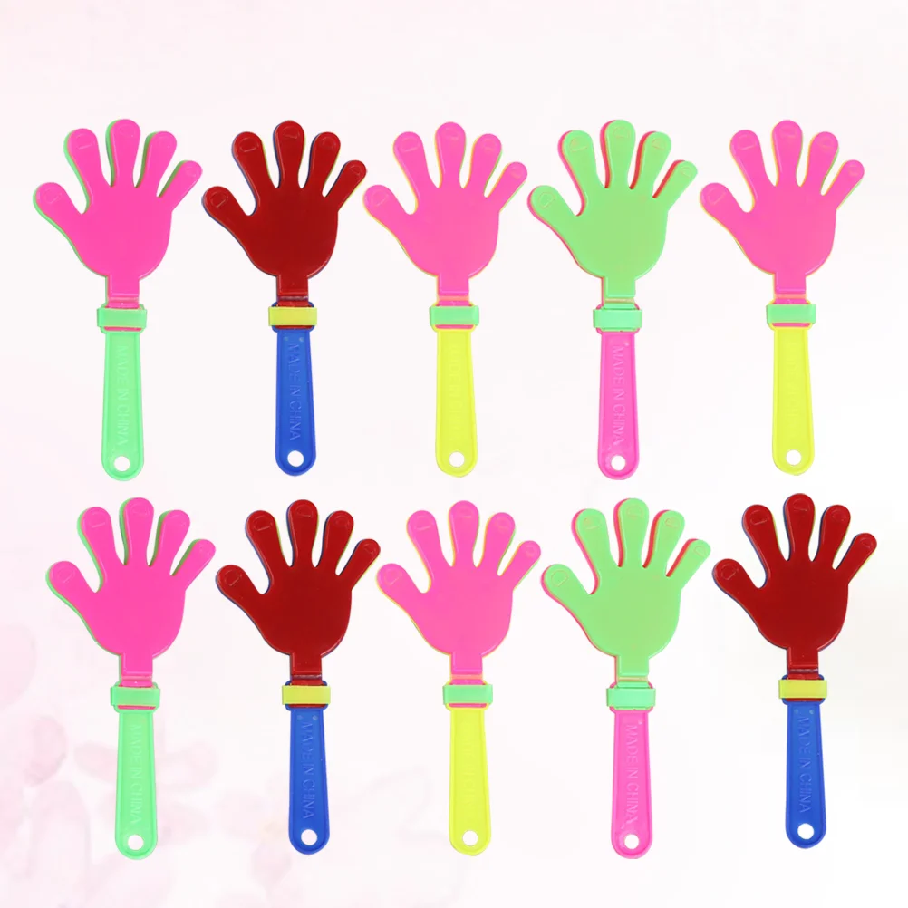 

20 Pcs Maker Cheering Party Supplies Bulk Mini Toys Plastic Hands Clapper Match Applause Sports Game Durable Performing