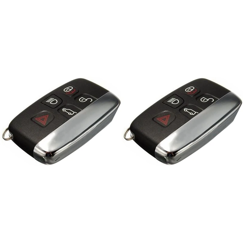 

4X 5 BUTTON KEY FOB CASE SHELL For LAND ROVER LR4 For RANGE ROVER SPORT EVOQUE REMOTE