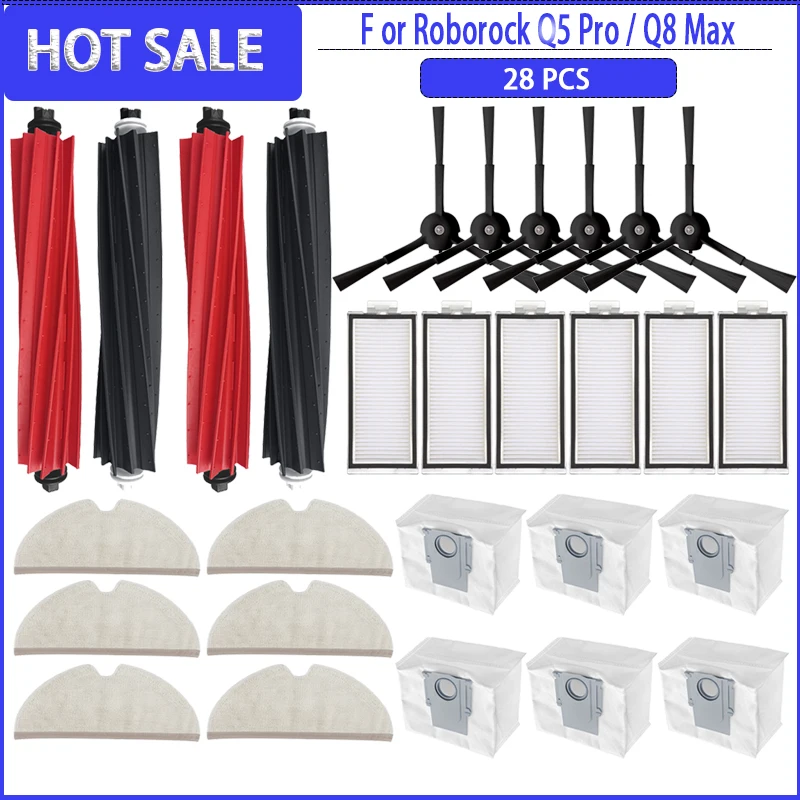 Пылесборник для Roborock Q5 Pro / + Q8 Max аксессуары робота-пылесоса