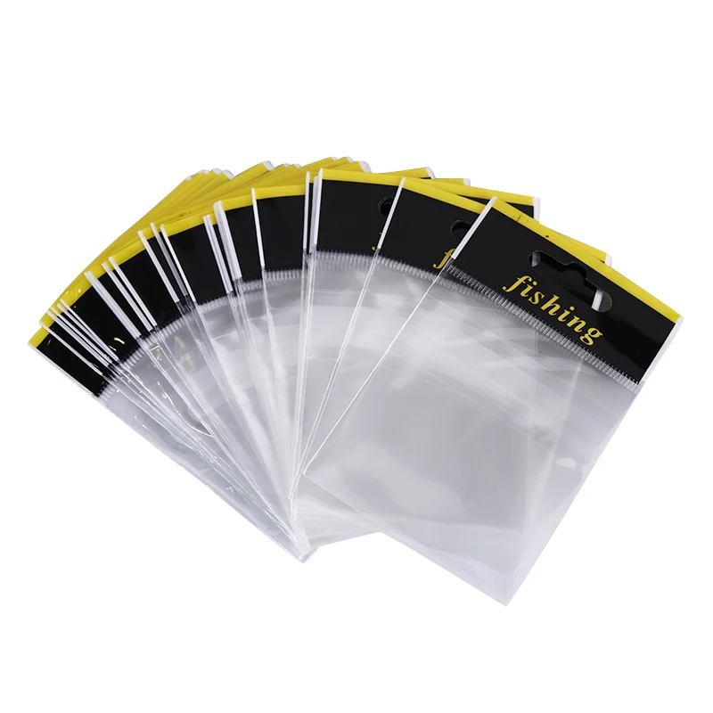 

100Pcs Small Fish Hook Bags Fishing Accessories Bag Fishing Bag For Fishing Shop