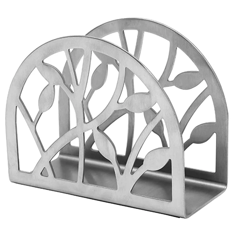 

Metal Napkin Holder - Freestanding Tissue Holder Storage Tissue Box Suitable For Kitchen Countertops, And Outdoor Use