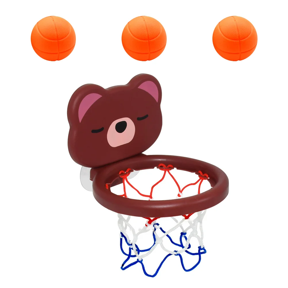 

Suction Cup Basketball Hoop Bathroom Toys Game Exercising Playthings Training Indoor