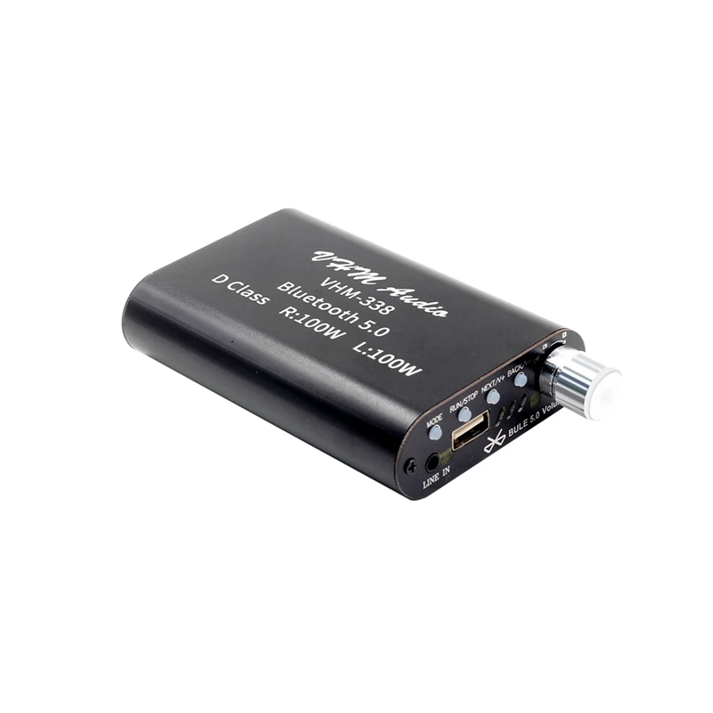 

VHM338 Bluetooth 5.0 Amplifier Board Multifunctional Amplifier Board HIFI-Grade 2.0 Stereo Digital Amplifier TPA3116 100WX2