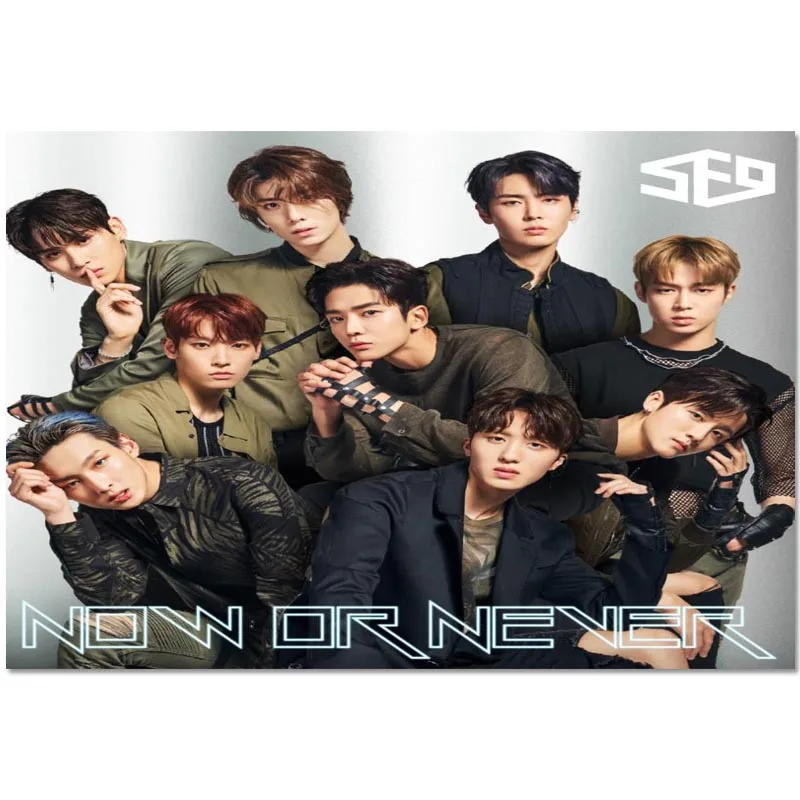 Новое поступление Холщовый постер KPOP SF9 индивидуальная печать модный плакат для