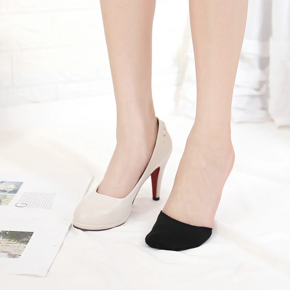 5 Pairs of Invisible Socks Cotton Socks Silicone Socks Anti-Skid Ladies Socks Shallow Mouth Socks for Outdoor Home Shoes