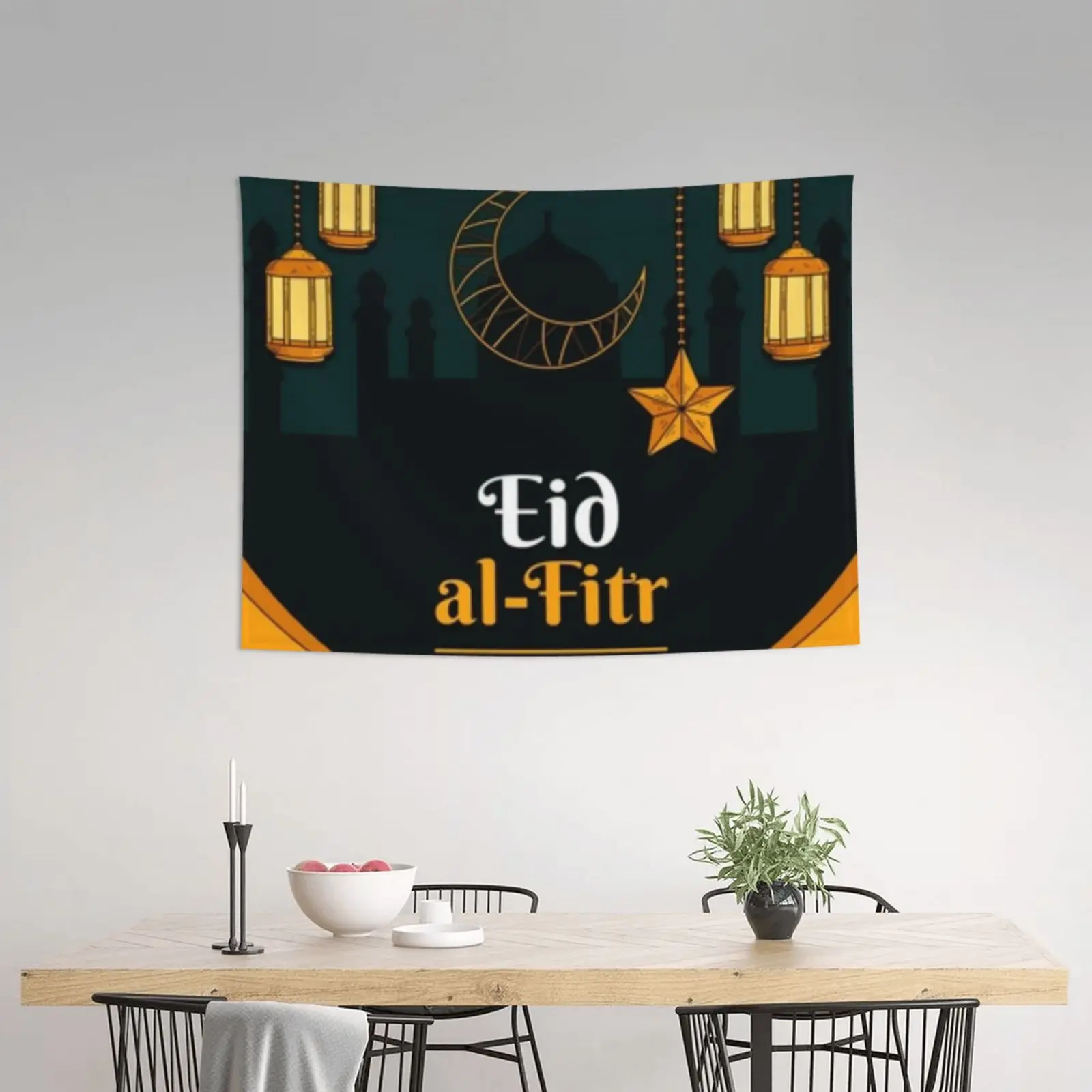 

ИД Мубарак гобелен комната подвесное украшение мусульманский фестиваль Рамадан Настенная картина подарок