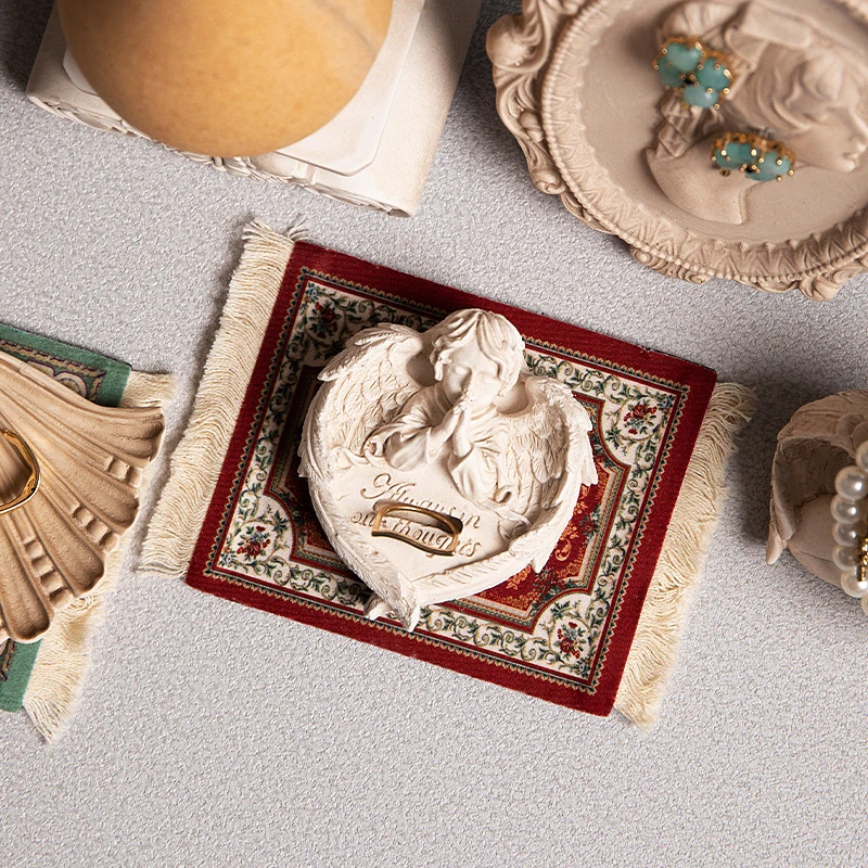 Винтажная подставка для кофейной чашки с кисточками в перском этническом стиле