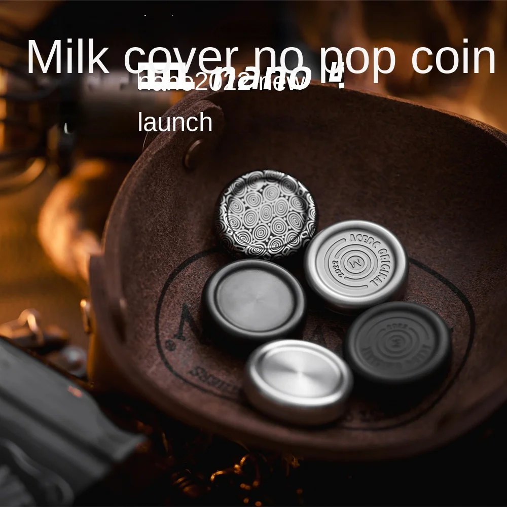 Milk-in-Water Pop Coin Nano New Metal Decompression Toy EDC Gyro Fashion Play Gift