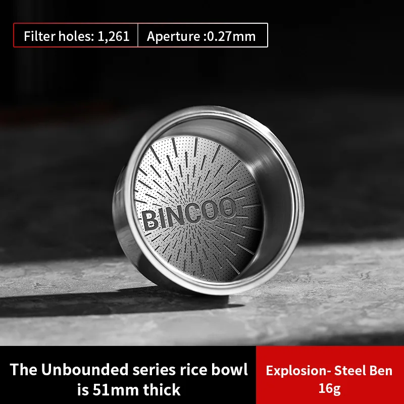 

Корзина для фильтра BINCOO для эспрессо из нержавеющей стали