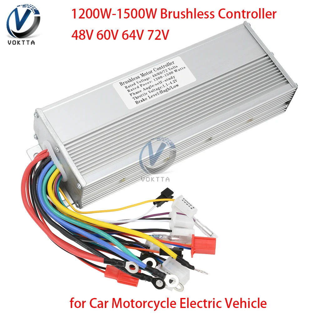 

Voktta 48V 60V 64V 72V 1200W-1500W Бесщеточный контроллер