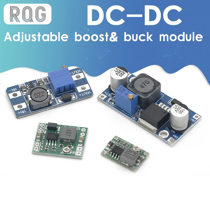 

DC-DC Voltage stabilized power supply module Adjustable boost& buck voltage regulator module LM2596S-ADJ MT3608 MP1584EN