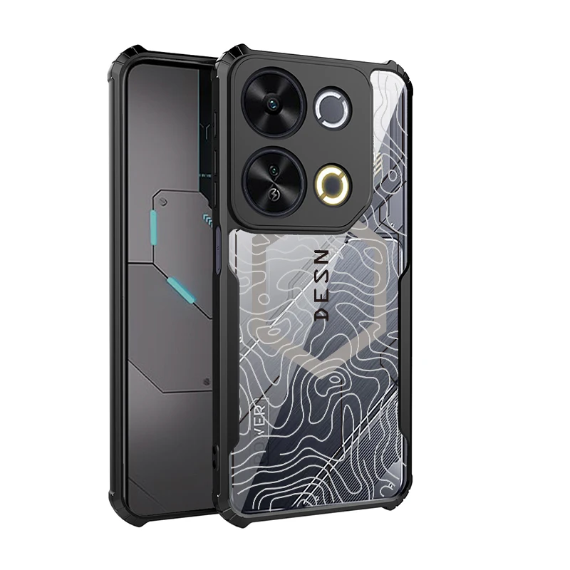 Для itel P65 P55 Plus + NFC P55T RS4 A70 A60S A50 S24 S23 противоударное Предотвращение падения