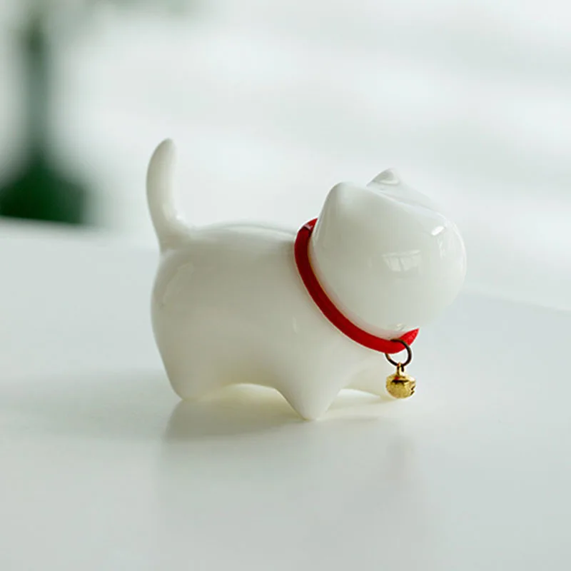 Бутик овечья полная Нефритовая керамическая кошачья чайная труба для домашнего