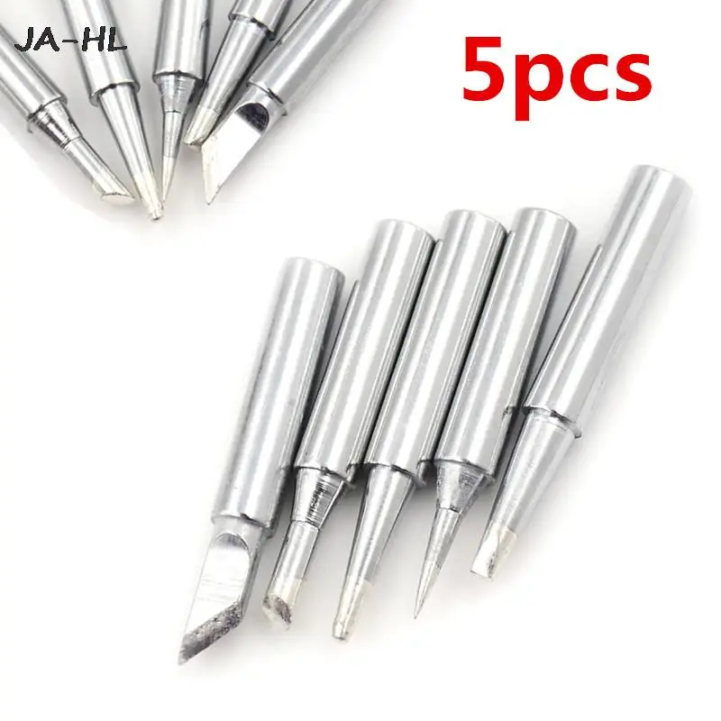 Hot 5pcs Electric Soldering Irons P36 Soldering Station Conical Bevel 60W Solder Iron Tip