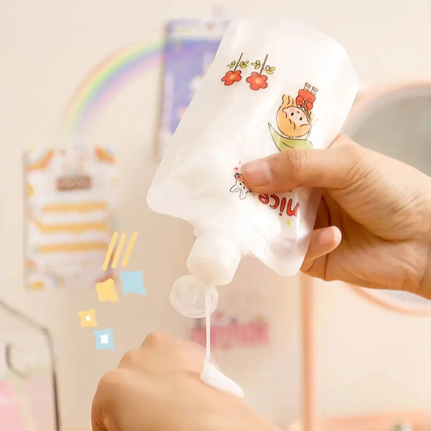 Удобный набор из 9 складных портативных сумок для хранения пресс-бутылок больших