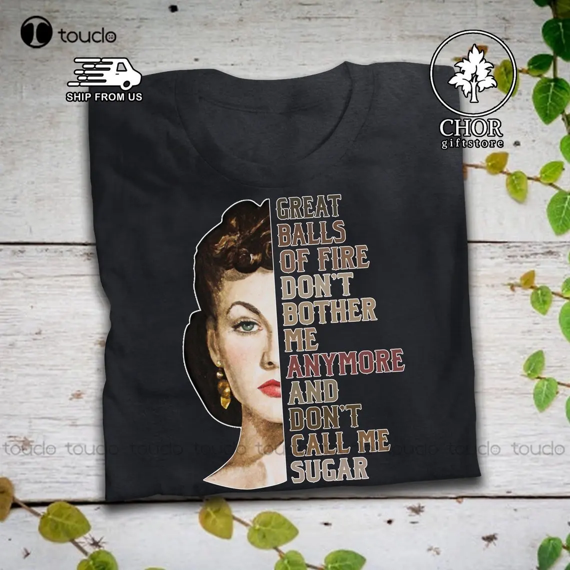 

Great Balls Of Fire Don'T Bother Me Anymore T Shirt Gone With The Wind Graphic Tees Vintage Funny Art Streetwear Cartoon Tee