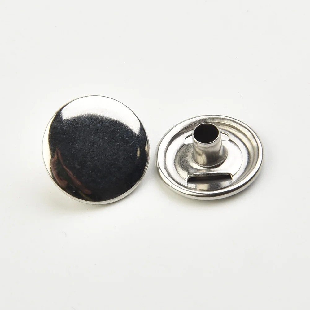 

Set Snap Fasteners 30pcs Stud Clothing Fixed Leathers Marine Repair Kit