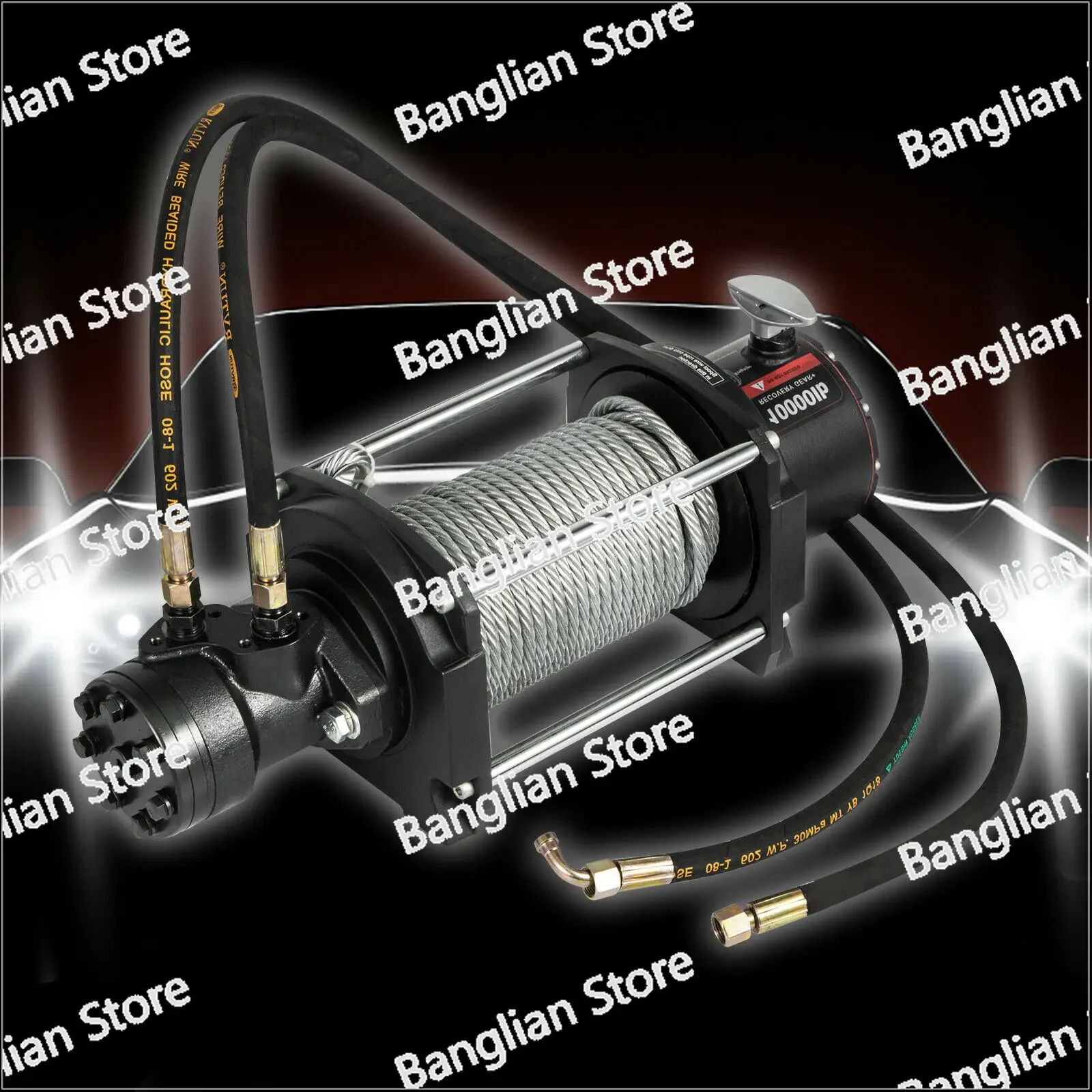 Гидравлическая лебедка от 10000 до 20000 фунтов с сверхмощным стальным тросом длиной
