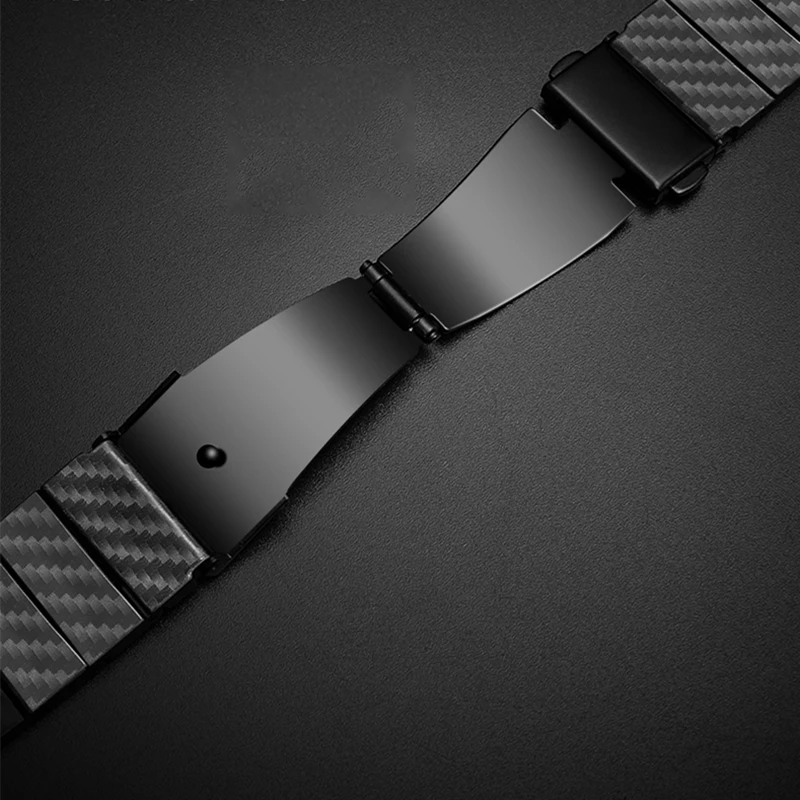 No Gaps Carbon Fiber Strap for Galaxy Watch 5 4 44mm 40mm Band 5pro 45mm Bracelet for Samsung Galaxy Watch 4 Classic 42mm 46mm