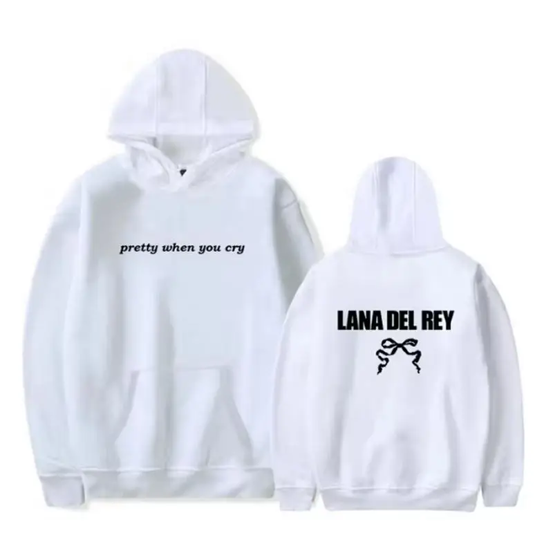 Lana del rey Pretty When You Cry Merch толстовки унисекс толстовка с капюшоном повседневная