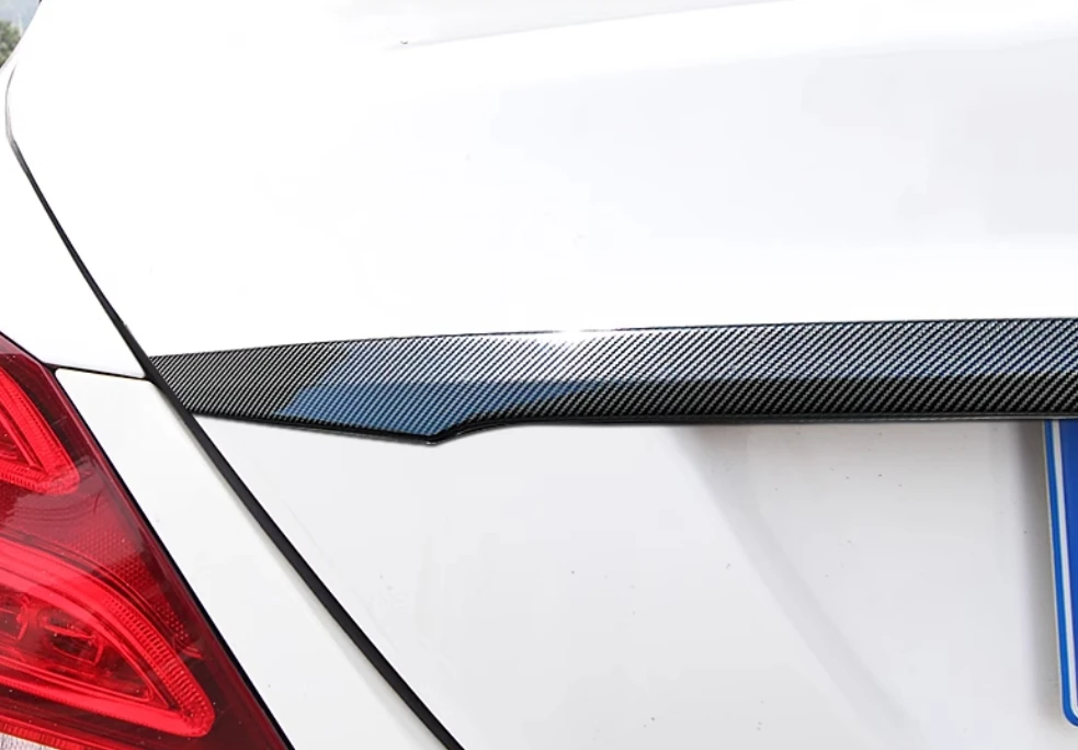 

Beautify стальная задняя дверь багажника, накладка на крышку багажника для 2015-19 2020 2021 Benz C-Class W205, внешние аксессуары для автомобиля