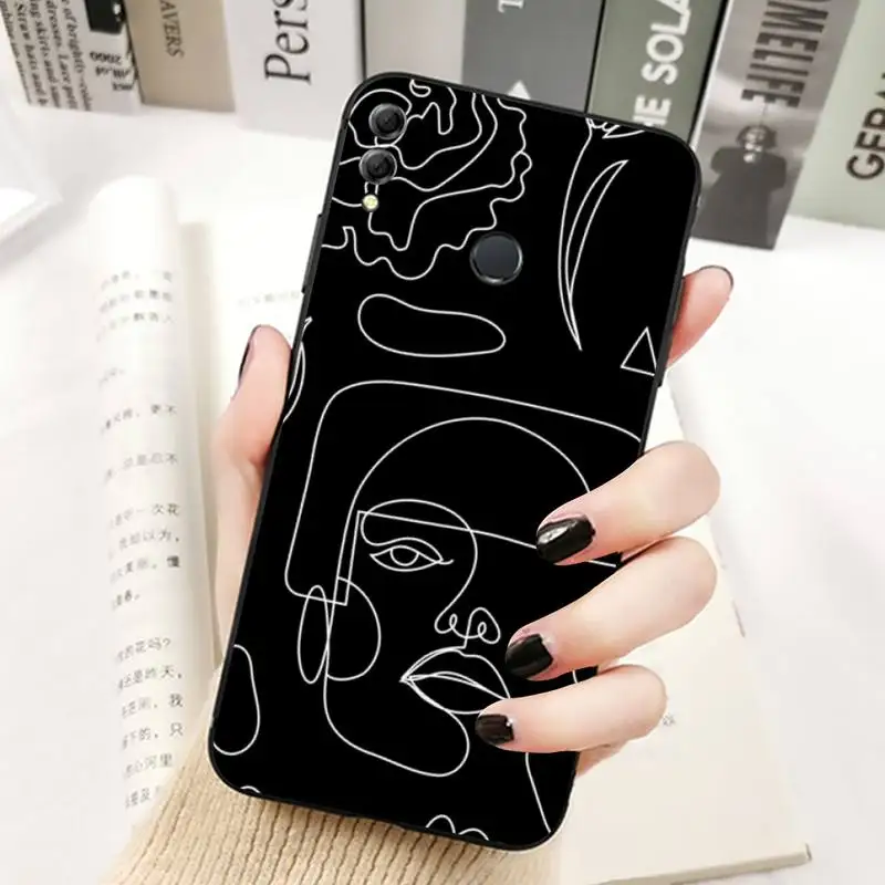 Line Design Pattern Phone Case for Huawei Honor 10 i 8X C 5A 20 9 10 30 lite pro Voew 10 20 V30