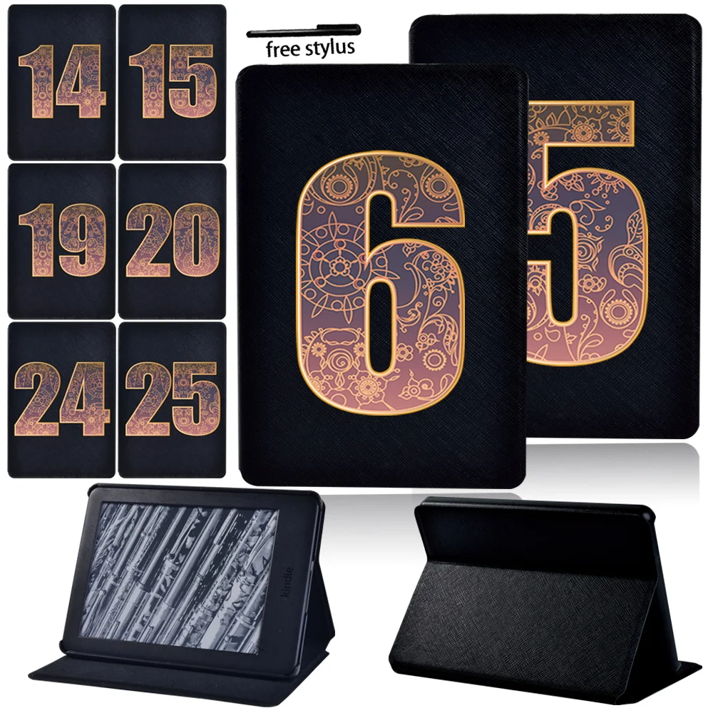 

Tablet Case for Amazon Kindle Paperwhite 5 11th kindle (10th/8th Gen)/Kindle Paperwhite 4 /3/1/2 Leather Stand Protective cover