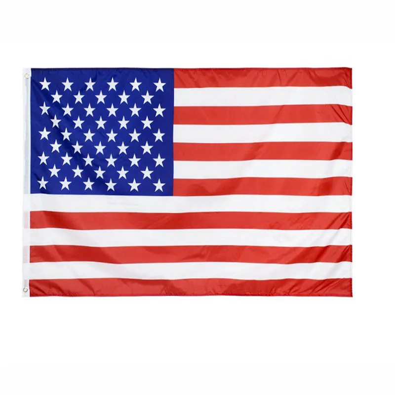 

150*90 CM US Flag Polyester American Banner Grommets USA flag