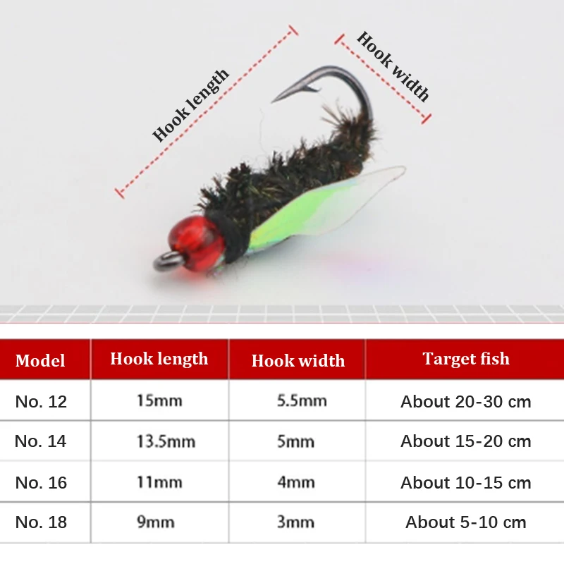 1 шт. приманка для мух Luya крючок боб альманах вершины наконечник тилапии клюв