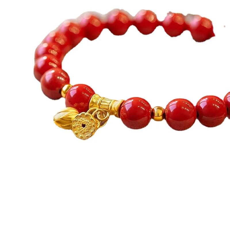 Браслет Shihuan Live с высоким содержанием фиолетовый золотистый для переноски