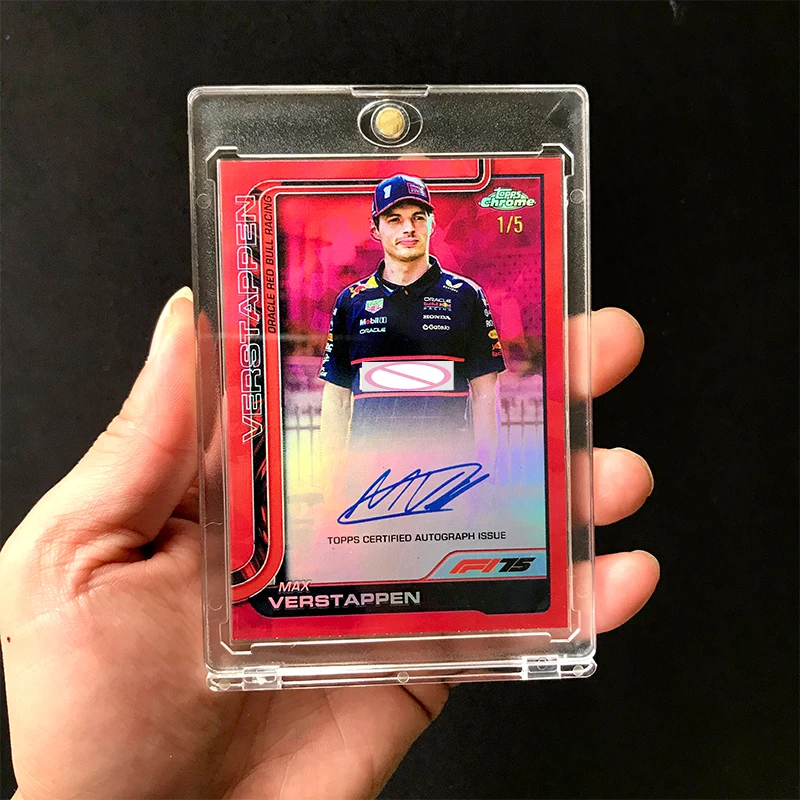 Фото Коллекционная карточка-реплика 2025 Topps F1 Racing с автографами Антонелли, Хэмилтона, Ферстаппена, сделанная своими руками №4