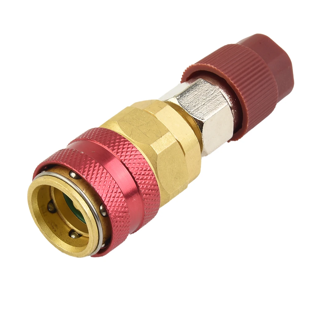 

High Side Extension R134A 17mm Brass Quick Coupler Adapters Car Air-conditioning Fitting Automotive Electrical Equipment