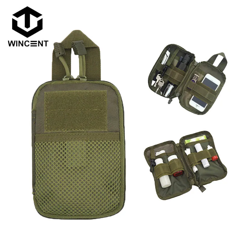 

Военная Сумка WINCENT для повседневного использования с системой «Молле», сетчатые Чехлы для инструментов, нейлоновые тактические охотничьи с...