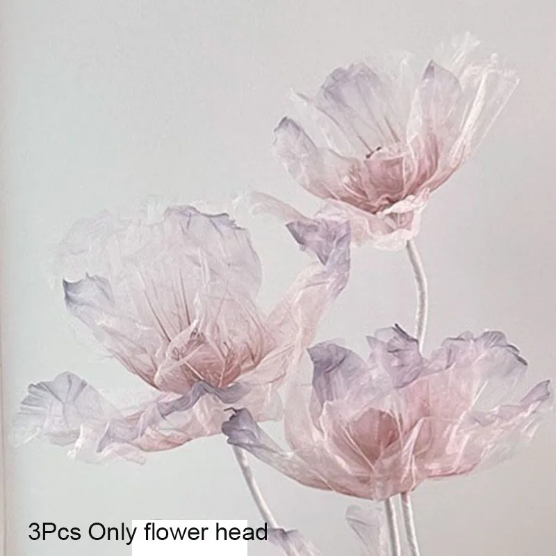 

Набор искусственных цветов маков LINANUO, 3 штуки