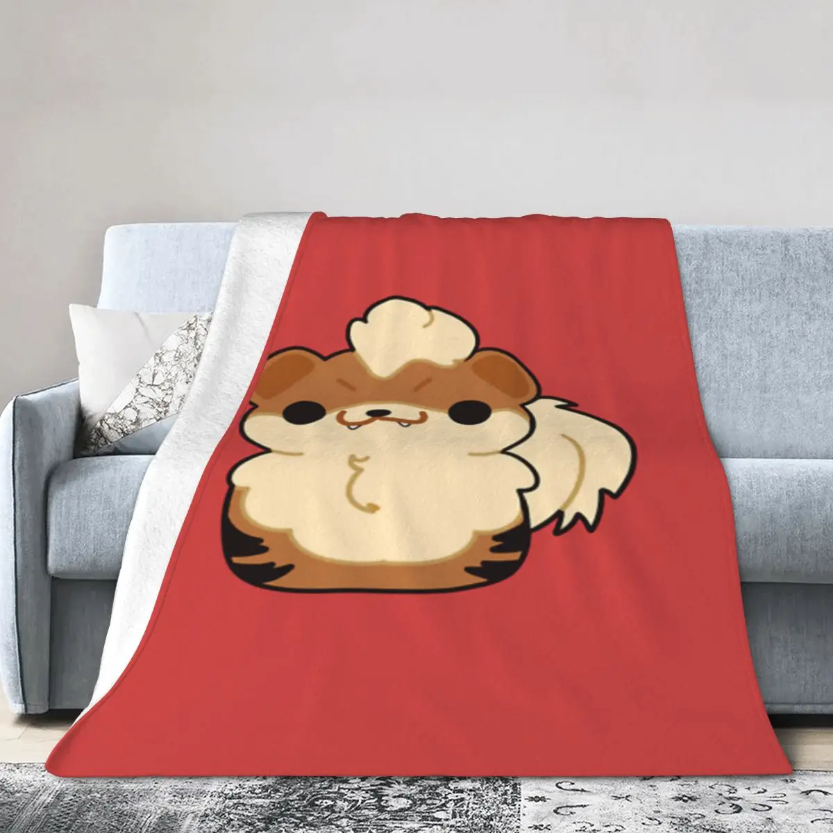 Ультрамягкое одеяло из микрофлиса Growlith Pup Mon