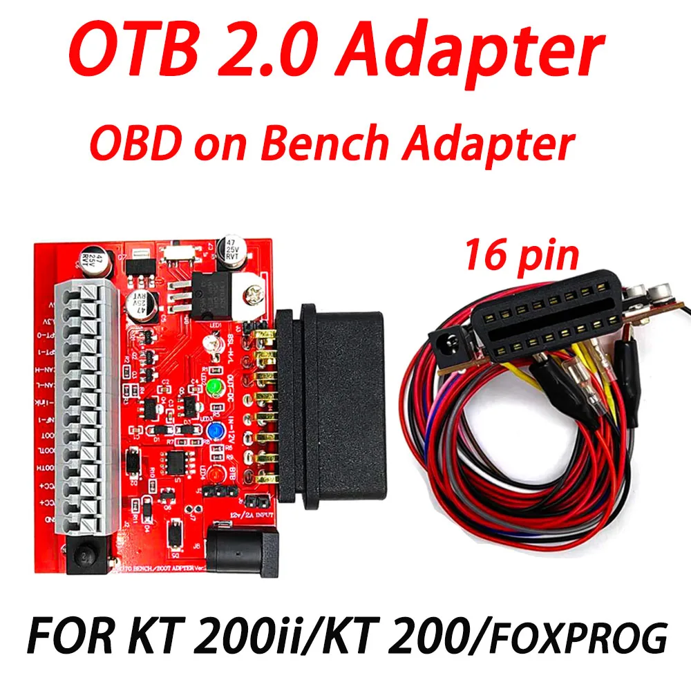 Адаптер OTB 2 0 OBD2 на верстаке для KT200 KT200ii Fox prog Tag flash ECU инструменты программирования