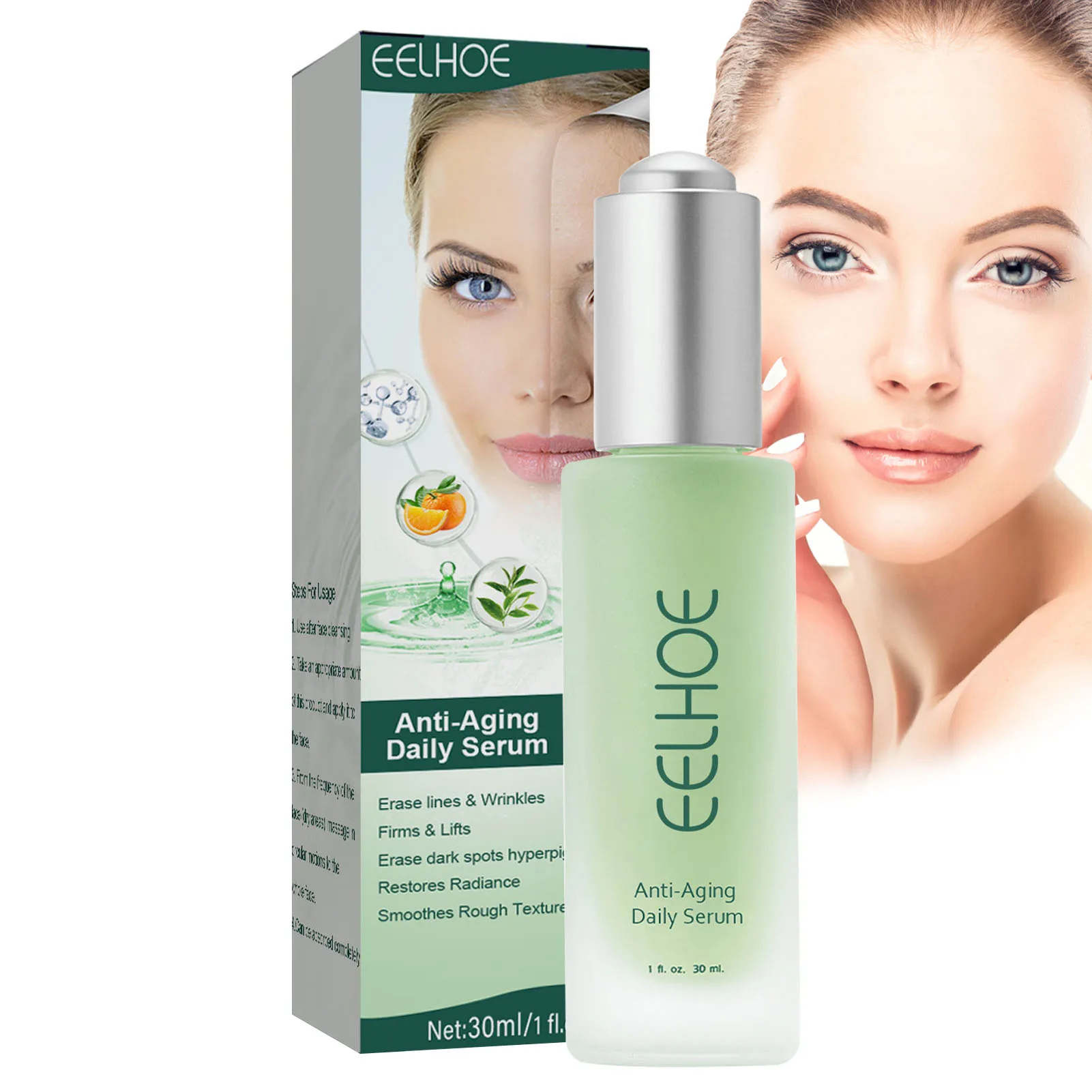 

Антивозрастная сыворотка для лица, Эфирное увлажняющее масло