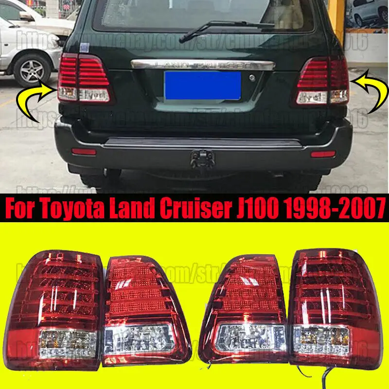Задние фонари задние тормоз для Toyota Land Cruiser 100 J100 1998-2007 4 шт.