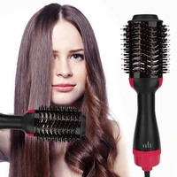 multi%e2%80%91functional hair dryer blowing comb adjustable hair straightening curler styling tool