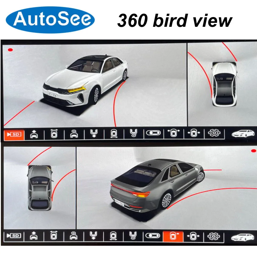 подходит оригинальный OEM монитор для Moskvich 6 Москвич 3e птичье глаз 360° ° камера