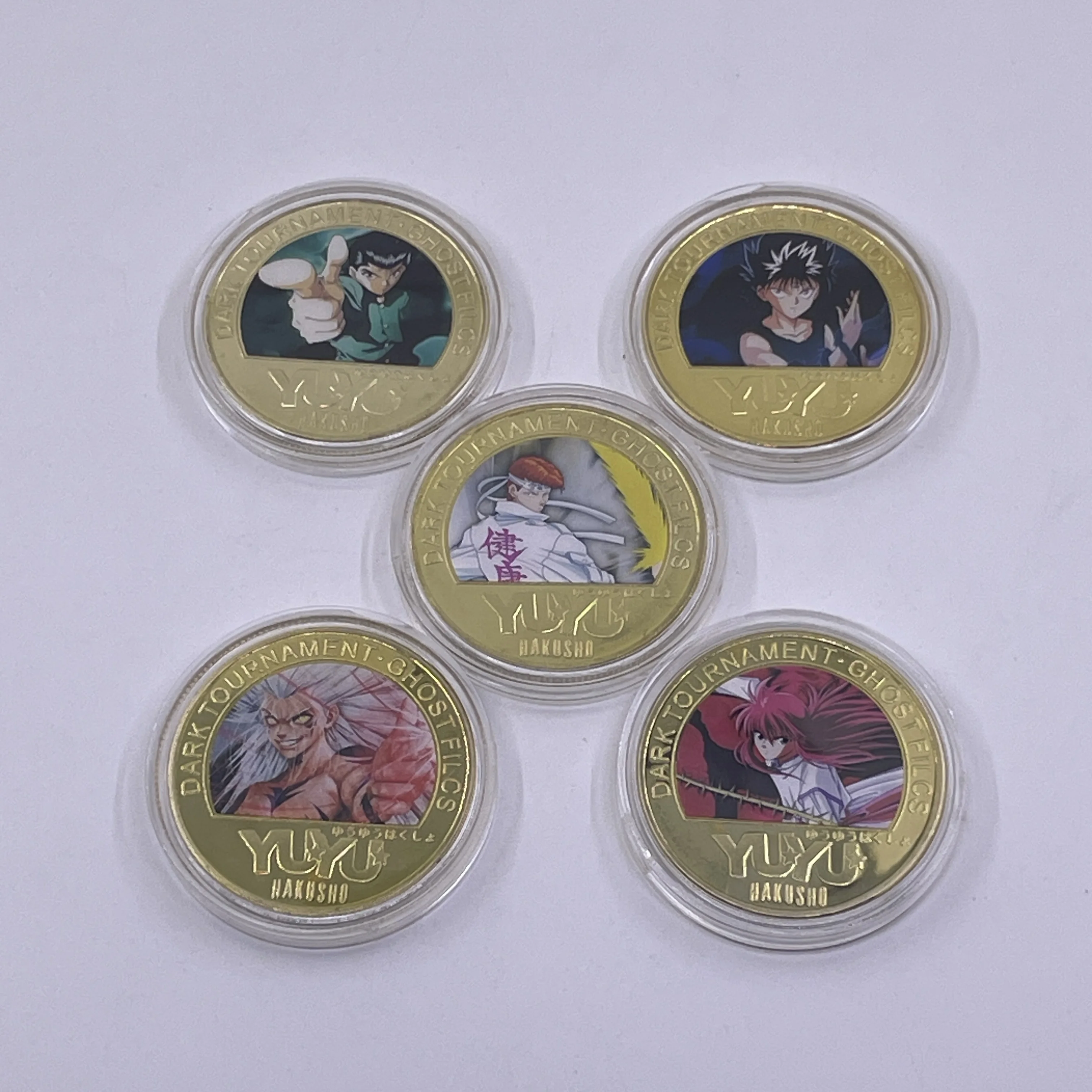 У нас есть больше карт манга японского аниме YuYu Hakusho 10000 иен золотые монеты для сувенирных подарков и коллекции