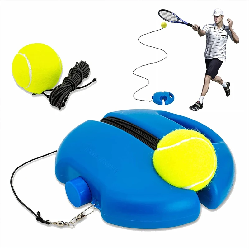 

Тренировочный мяч для тенниса со шнурком, подвесной демпфер для самостоятельного обучения, тренировочный инструмент, оборудование для упражнений