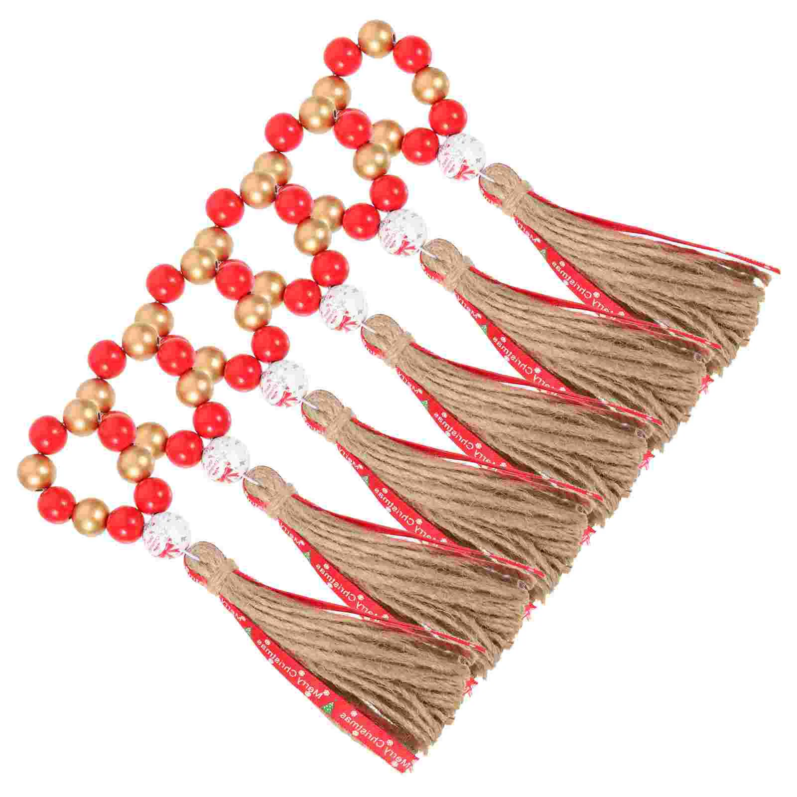 

Napkin Ring Rings Buckle Wood Beads Christmas Table Buckles Wooden Serviette Holder Farmhouse Garland Bead Holdersbands Festival