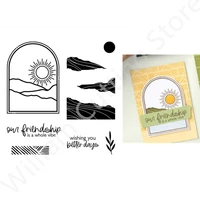 sunshine metal cutting dies and clear stamps diy scrapbooking paper card embossing decoration photo album craft 2022 new arrival