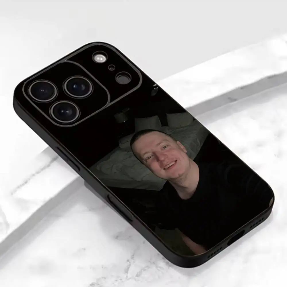 Чехол для телефона T-Trash Streamer M-Mellstroy для iPhone 17, 16, 15, 14, 13, 12, 11 Plus, Pro Max и других моделей, мягкий черный чехол (art.: 3920db4679ea2) - 3920db4679ea2