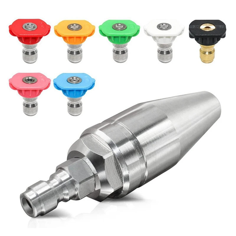 Турбонасадка для мойки высокого давления вращающаяся горячей и холодной воды с